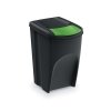 Zestaw koszy do segregacji SORTIBOX 3x35L czarny / kolorowe pokrywy
